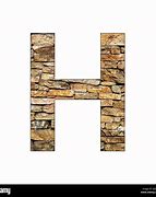 Image result for Rustic Letter H