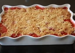 Image result for Rhubarb Crisp