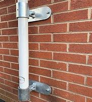 Image result for Vertical Wall Mount Flagpole Brackets