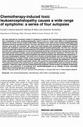 Image result for Toxic Leukoencephalopathy