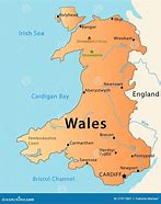 Image result for How Big Is Wales Map