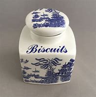 Image result for Blue Willow Cookie Jar