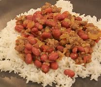 Image result for Red Beans and Rice Dish