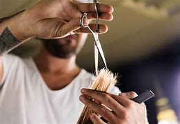 Image result for Point Cutting Bangs Before and After