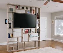 Image result for Divider TV Stand Design