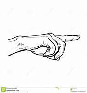 Image result for Pointing Human Hand Drawing