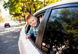 Image result for Boy Funny Face On Car Window