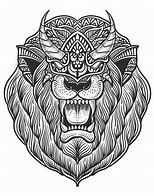 Image result for Lion Head Engraving