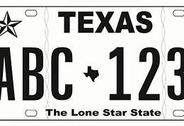 Image result for Texas Name License Plate