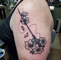 Image result for Fishing Pole Tattoo Ideas