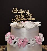 Image result for Personalized Name Cake Topper