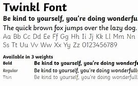 Image result for Twinkl Bold Font