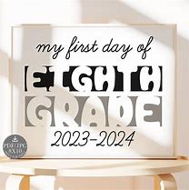 Image result for 8th Grade Sign