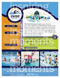 Image result for Swim Team Flyer