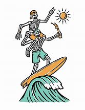 Image result for Skeleton Surfboard Decal