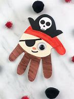 Image result for Pirate Handprint Craft