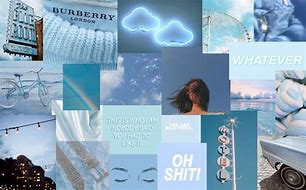 Image result for Light Blue Aesthetic Desktop