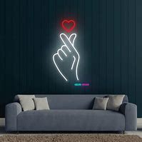 Image result for Neon Finger Heart