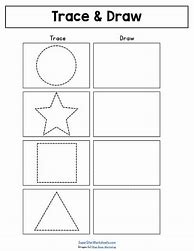 Image result for Drawing Basic Shapes Worksheets