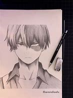 Image result for Todoroki Drawing