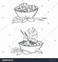 Image result for Poke Bowl Drawing