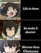 Image result for Dazai BSD Funny Sticker