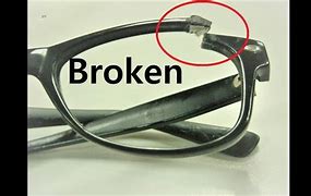 Image result for Broken Eyeglass Lenses