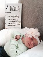 Image result for One Month Baby Quotes