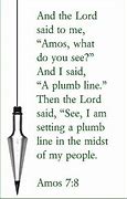 Image result for Biblical Plumb Line