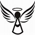 Image result for Angel Clip Art Free Black and White