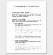 Image result for Marketing Plan Outline