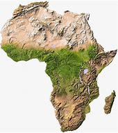 Image result for Map of Africa Labeled Physical Features