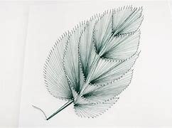 Image result for Thread Art Leaf