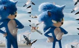 Image result for Cartoon Sonic in Sonic Movie