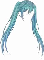 Image result for White Anime Hair PNG