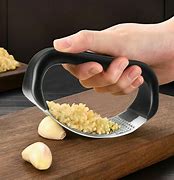 Image result for Garlic Hand Press