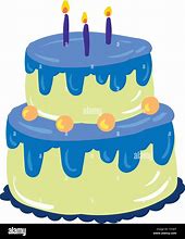 Image result for Cake 30th Blue Design