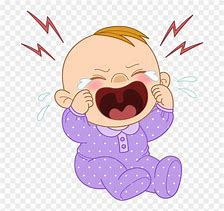 Image result for Crying Baby Cartoon with White Background