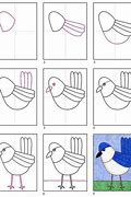 Image result for How Do You Draw a Bird