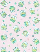 Image result for Keroppi Black and White with Bubble Letters