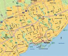 Image result for Map of Tourist Sites in Toronto