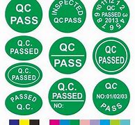 Image result for Qc Pass Sticker Meaning