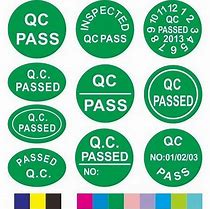 Image result for Qc Pass Sticker Meaning