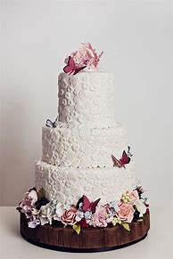 Image result for Blacck Wedding Cake with Sugar Flowers