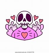 Image result for Free Clip Art Valentine Skull