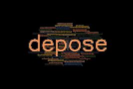 Image result for Depose Means Fired