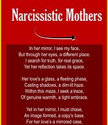 Image result for Poems About Narcissistic Mothers