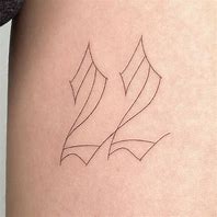 Image result for Number 22 Tattoo