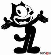 Image result for How to Draw Felix the Cat Head