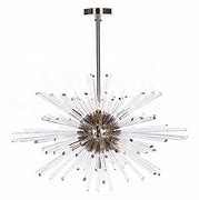 Image result for Black Glass Shades On Chandelier Sputnik